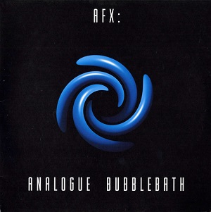 La prima pubblicazione di James, Analogue Bubblepath, a nome AFX 