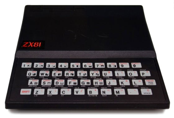 Uno dei primi home computer, lo ZX81
